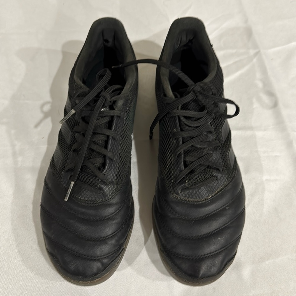 Men’s Adidas black leather size 10.  Used
